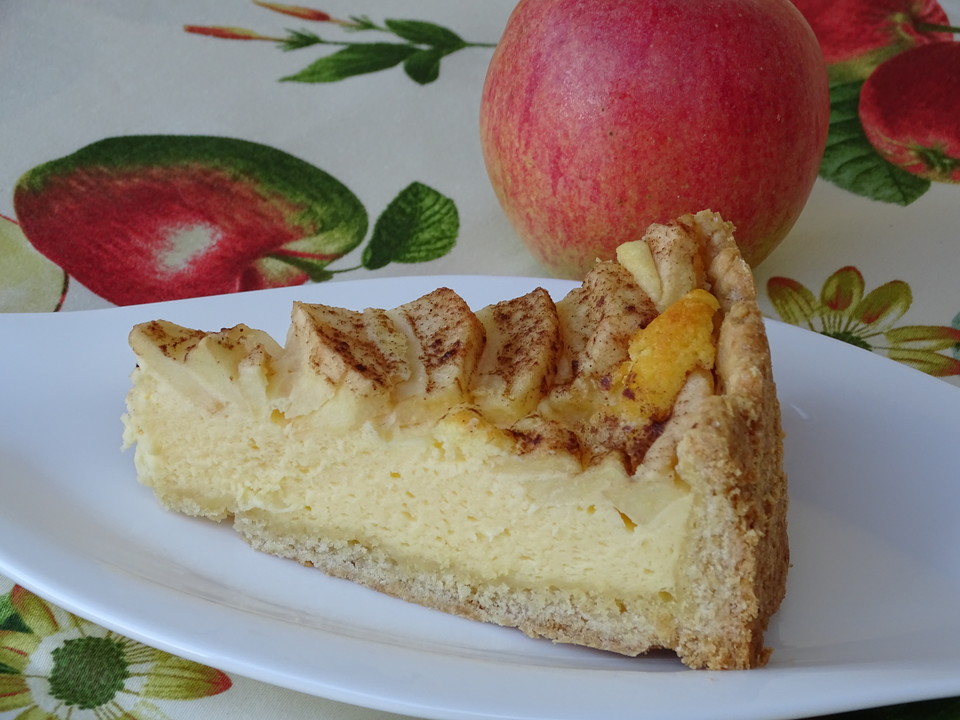 Apfel - Quark - Kuchen mit Zucker und Zimt von reise-tiger | Chefkoch