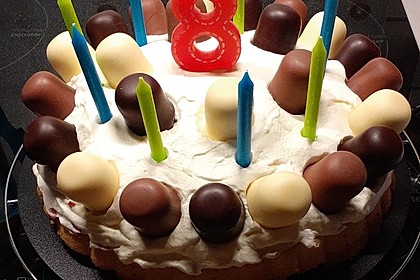 Bunte Schokokusstorte (Bild)