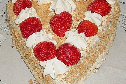 Erdbeer-Rhabarber-Torte (Bild)