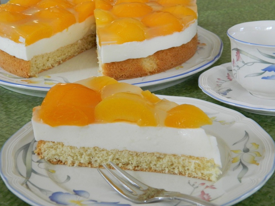Joghurt Pfirsich Torte — Rezepte Suchen
