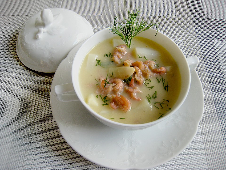 Spargelcremesuppe mit Krabben von PeppiPauli | Chefkoch
