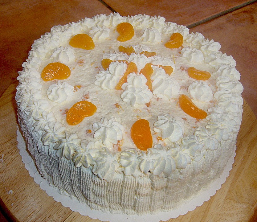 Käse - Sahne - Torte mit Mandarinen von Sa-Su8 | Chefkoch