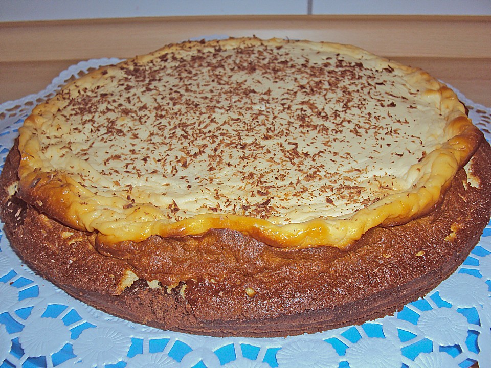 Käsekuchen mit Brownie Boden von Pumpkin-Pie | Chefkoch.de