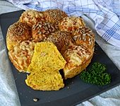 Kürbismuffins mit Pancetta (Bild)
