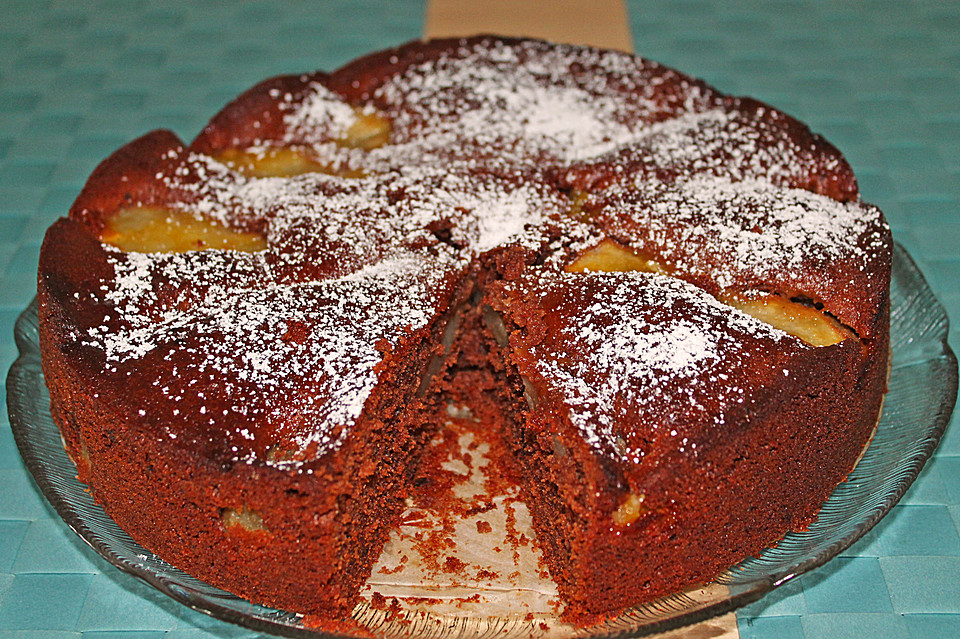 Birnen - Schokolade - Kuchen von Christine_R | Chefkoch