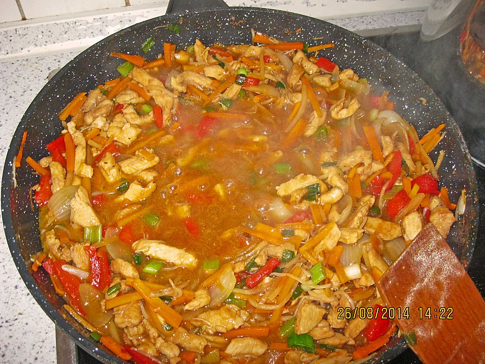 Hähnchenbrust nach Szechuan-Art mit Brokkoli von Callista | Chefkoch
