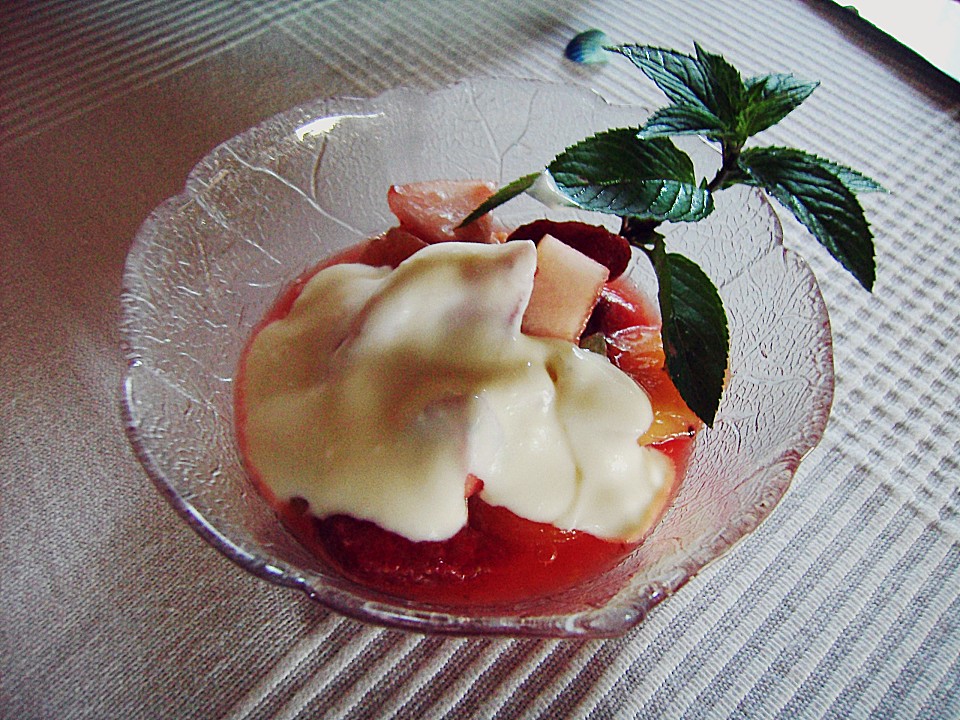 Obstsalat mit Eierlikör - Creme von lama1974 | Chefkoch