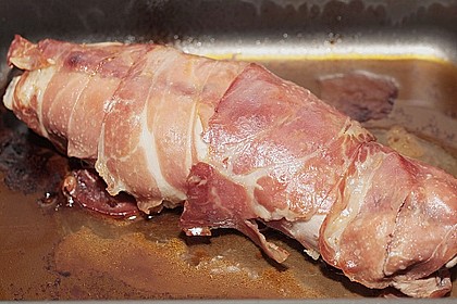 Gefüllte Schweinefilets mit Parmaschinken (Bild)
