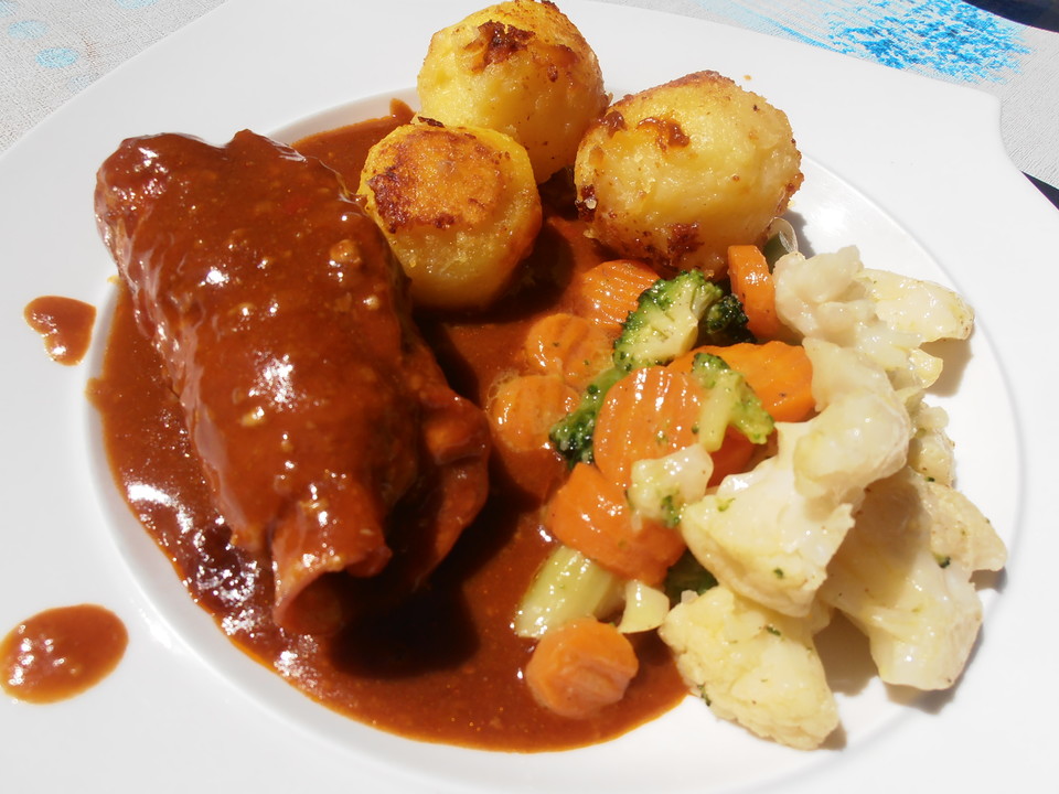 Schweinerouladen mit Paprikamousse - Füllung von (Daniela) | Chefkoch