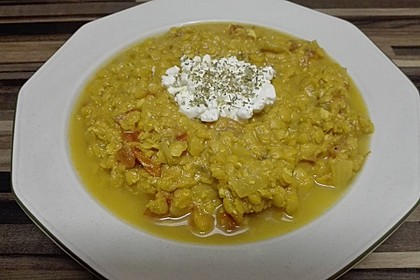 Rote Linsen - Curry (Bild)