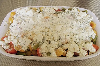 Bohnen - Hack - Auflauf mit Käsehaube (Bild)