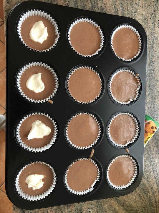 Schoko - Frischkäse Muffins von backhexe68 | Chefkoch