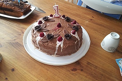 Schokolade - Himbeer - Torte (Bild)
