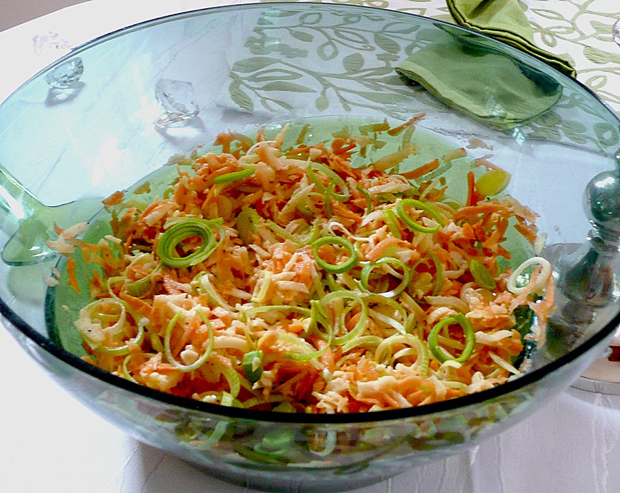 Apfel - Karotten - Lauch - Salat von Murmli | Chefkoch