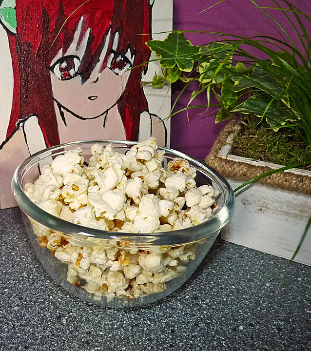 Süßes Popcorn aus der Mikrowelle von honeybunny16 | Chefkoch