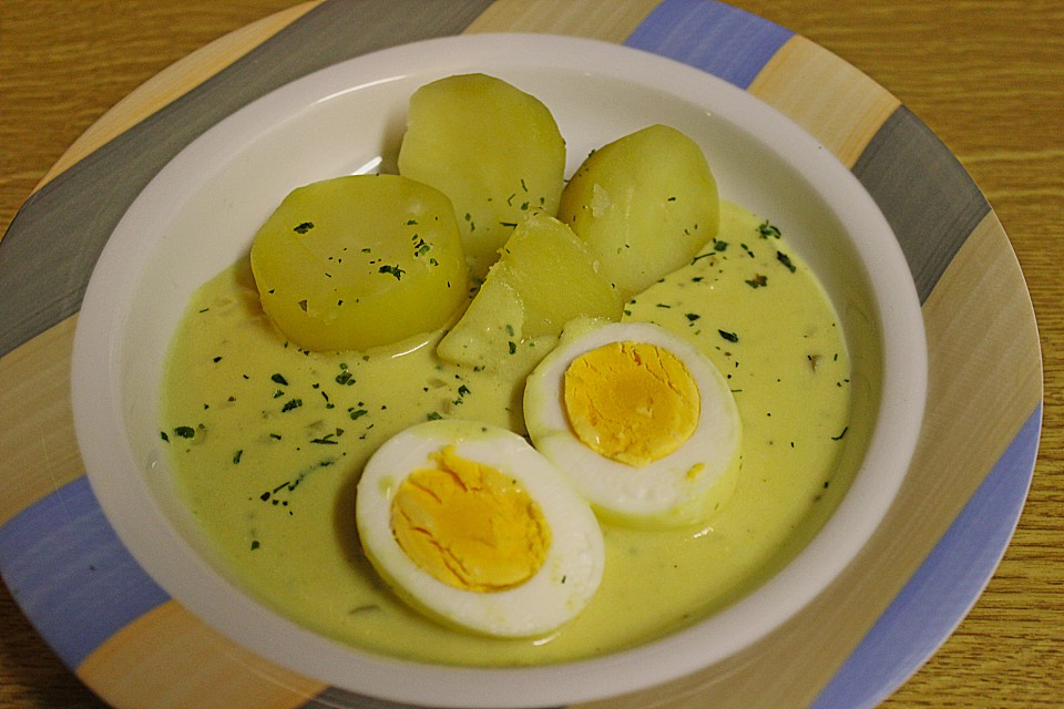Eier in Senfsoße von Spargettirotlocke | Chefkoch