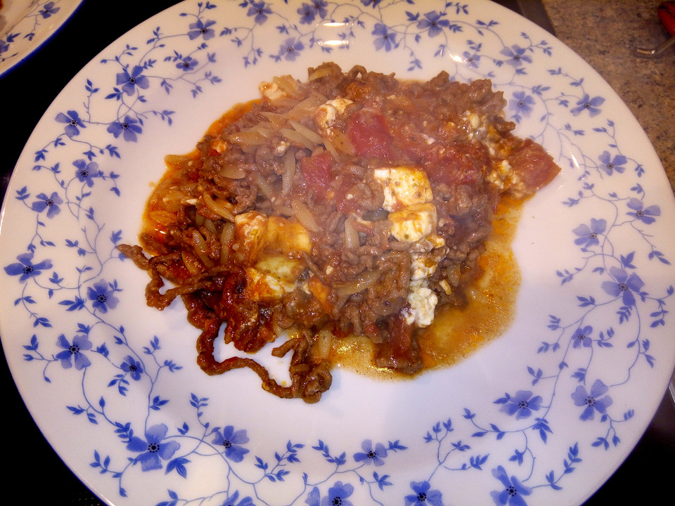 Griechischer Hackauflauf mit Kritharaki - Nudeln von happycook75 | Chefkoch