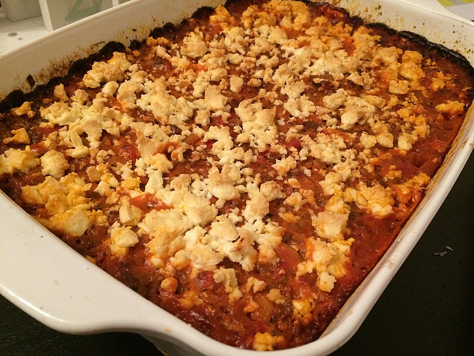 Griechischer Hackauflauf mit Kritharaki - Nudeln von happycook75 | Chefkoch