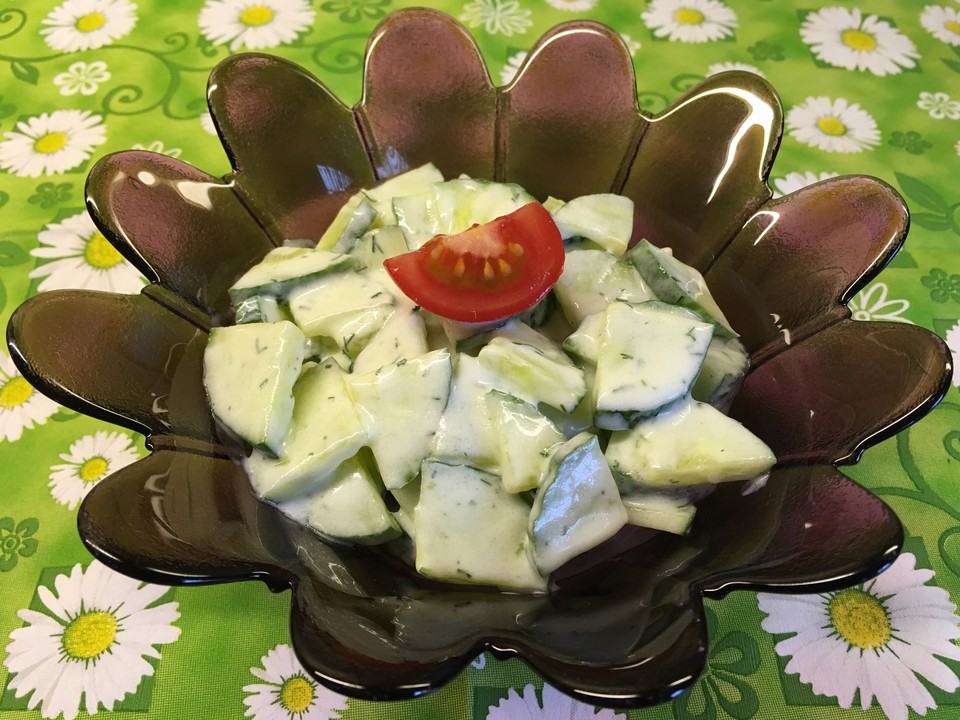 Gurkensalat von Chrissy79 | Chefkoch.de