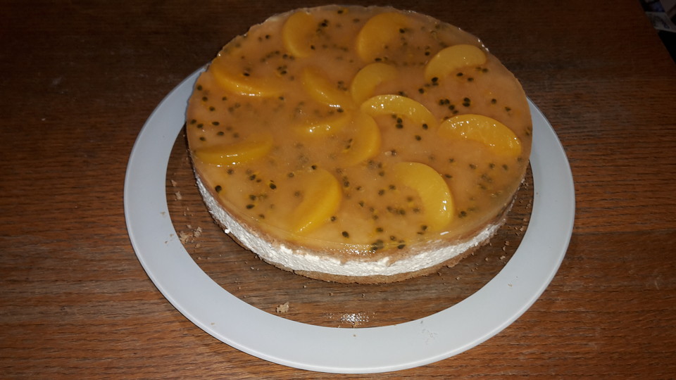 Pfirsich - Maracuja - Torte von sunny-blau | Chefkoch