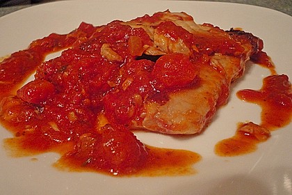 Fisch in Tomatensauce (Bild)
