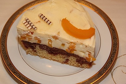 Pfirsich - Vanille - Torte (Bild)