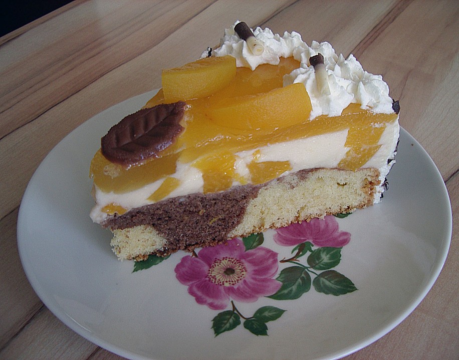 Pfirsich - Vanille - Torte von sandy07 | Chefkoch