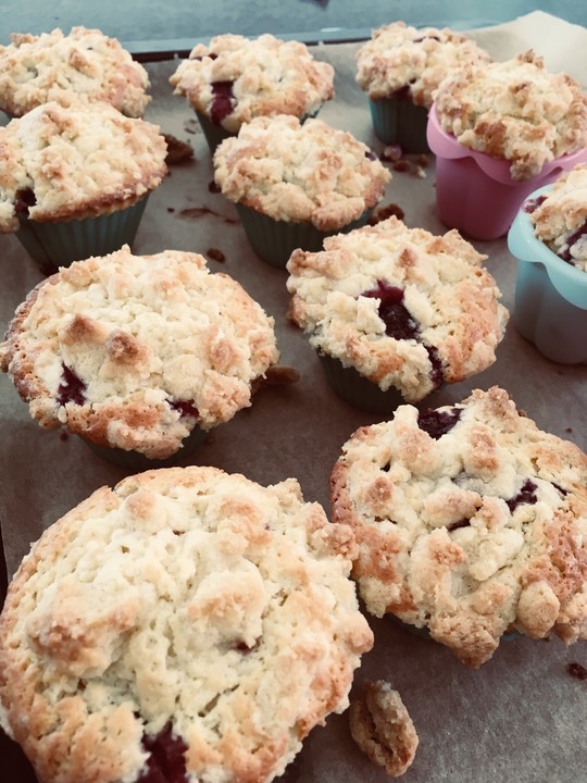 Himbeer - Muffins mit Streuseln von Brotfan63 | Chefkoch