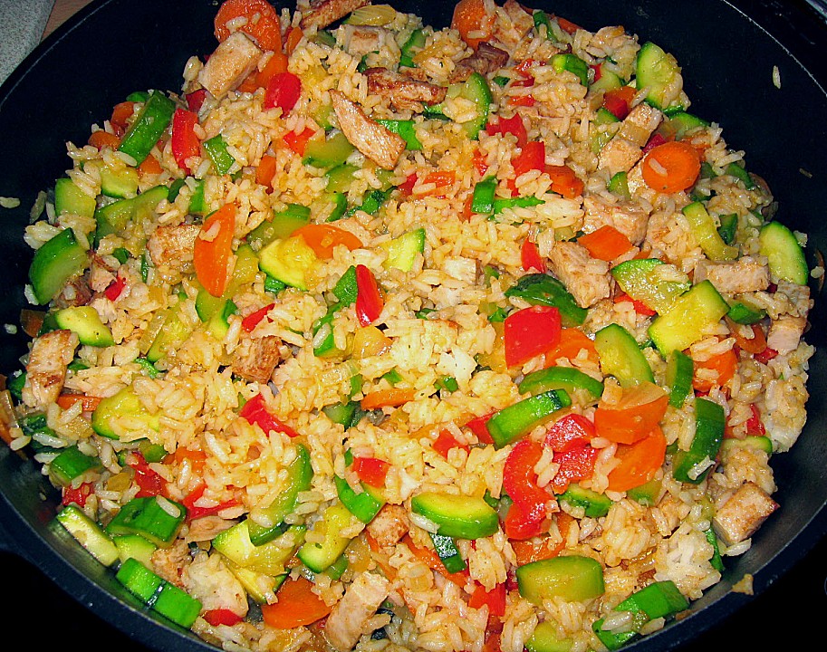 Bunte Reispfanne von schmid | Chefkoch