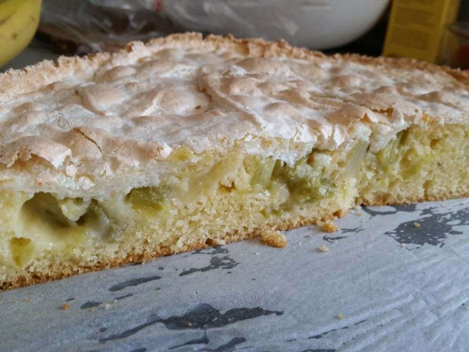 Rhabarber - Baiserkuchen von lone_bohne | Chefkoch.de