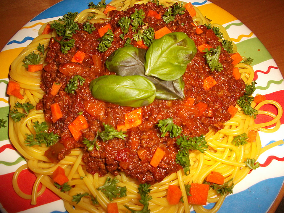 Spaghetti Bolognese mit frischen Tomaten von pepsimaja | Chefkoch