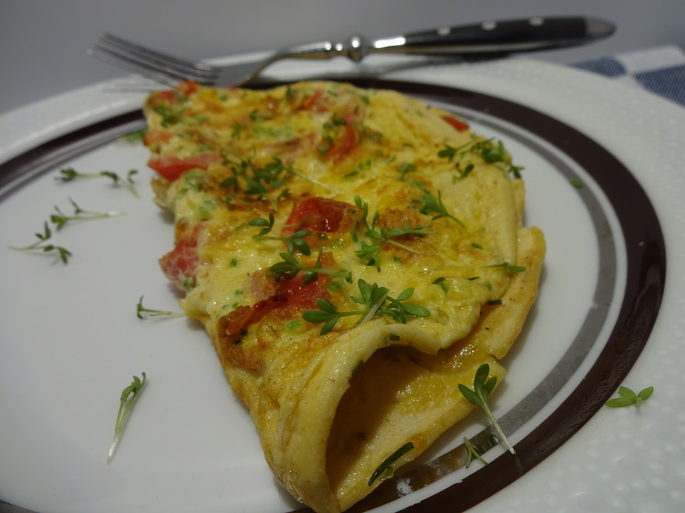 Omelett Mit Käse Und Tomaten Von LolaCook | Chefkoch