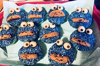 Krümelmonster-Muffins 13