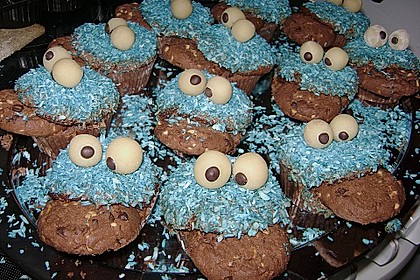 Krümelmonster-Muffins 356