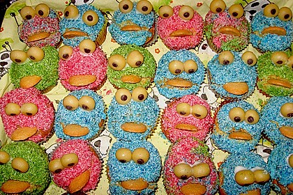 Krümelmonster-Muffins 160