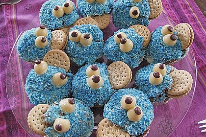 Krümelmonster-Muffins 50