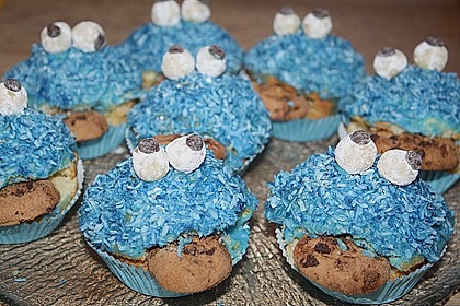 Krümelmonster-Muffins 334