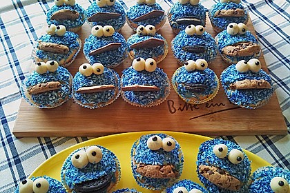 Krümelmonster-Muffins 55