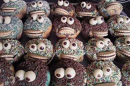 Krümelmonster-Muffins 96