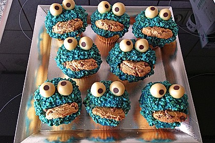 Krümelmonster-Muffins 54