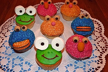 Krümelmonster-Muffins 1