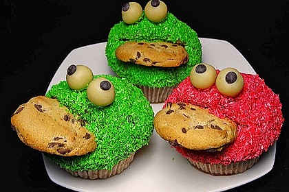 Krümelmonster-Muffins 24