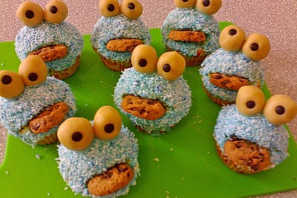 Krümelmonster-Muffins 9