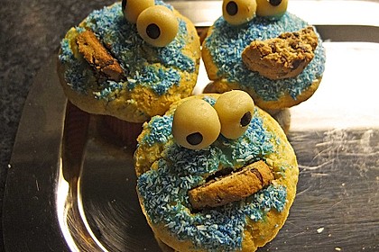 Krümelmonster-Muffins 100