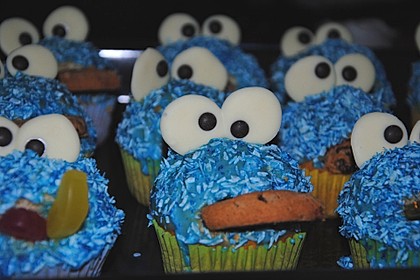 Krümelmonster-Muffins 4