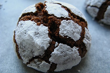 Chocolate Crinkles oder Black and Whites (Bild)