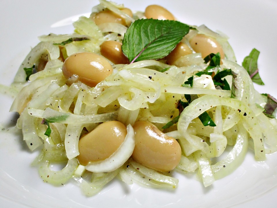 Marinierter weiße Bohnen - Salat mit Minze von souzel | Chefkoch
