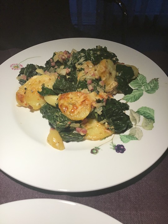 Kartoffel - Spinat - Gratin von Smiley1 | Chefkoch