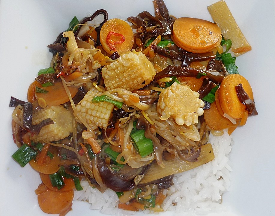 Dunkle China - Gemüse - Sauce zu Reis von Exuna | Chefkoch