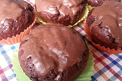 Schokoladige Jumbo - Muffins (Bild)
